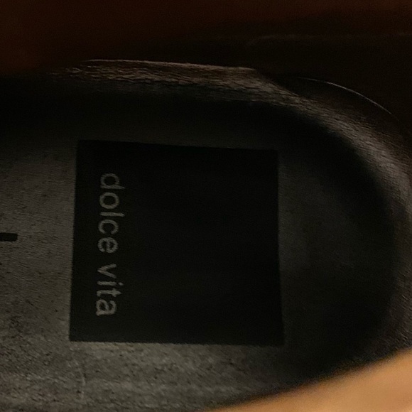 Dolce Vita chocolate brown suede Chelsea ankle boots Western pointed toe 8 - Picture 5 of 12